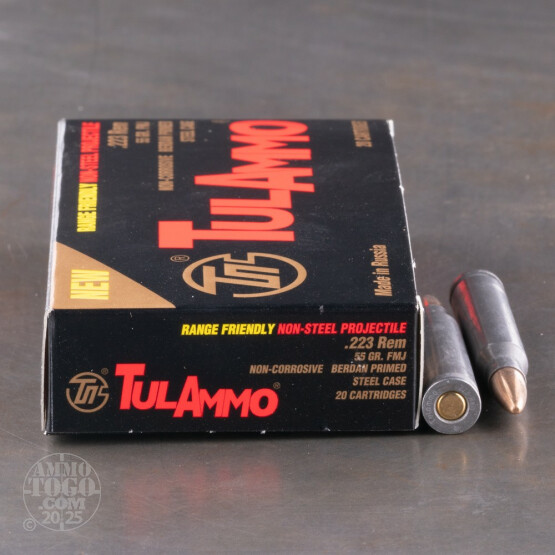 1000rds – 223 Rem Tula 55gr. FMJ Ammo