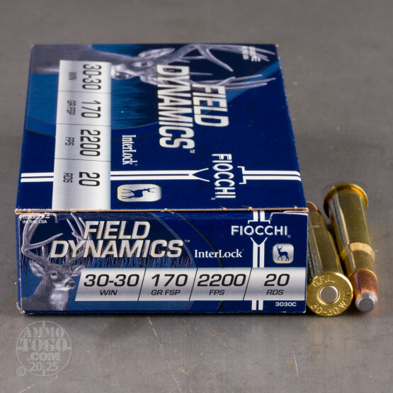 200rds – 30-30 Fiocchi 170gr. FSP Ammo