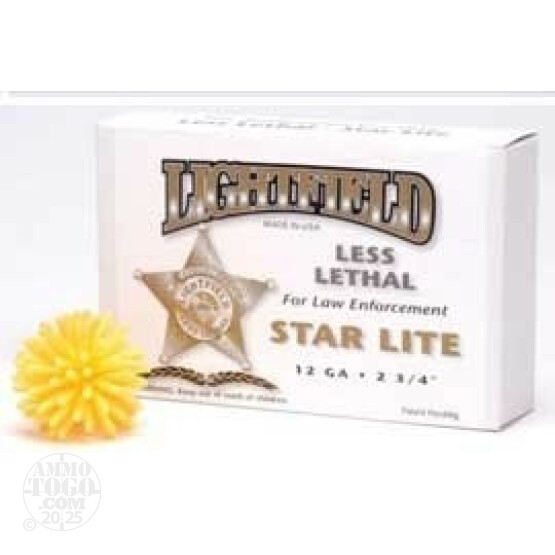 5rds - 12 Gauge Lightfield Star-Lite Less Lethal Ammo