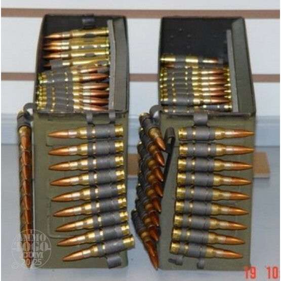 200rds - .308 / 7.62 NATO Radway Green Linked 4 Ball to 1 Tracer
