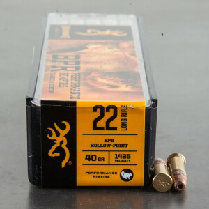 1000rds – 22 LR Browning Performance Rimfire 40gr. CPHP Ammo