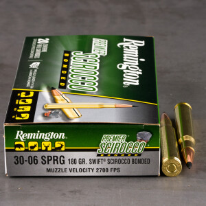 200rds – 30-06 Remington 180gr. Scirocco Bonded Ammo