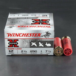 250rds - 12 Gauge Winchester Super-X Game Load 2 3/4" #7 1/2 Shot Ammo