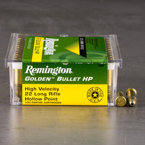 100rds - 22LR Remington 36gr. High Velocity Hollow Point Ammo
