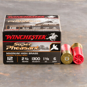 25rds - 12 Gauge Winchester Super Pheasant 2 3/4" 1 3/8oz. #6 Shot