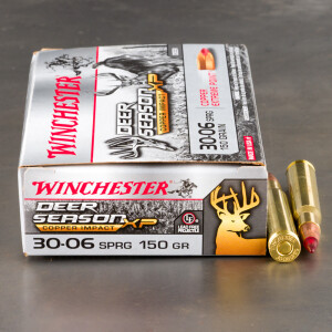 20rds – 30-06 Winchester Deer Season XP Copper Impact 150gr. Copper Extreme Point Ammo