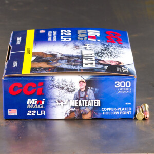 3000rds – 22 LR CCI Mini-Mag MeatEater 36gr. CPHP Ammo