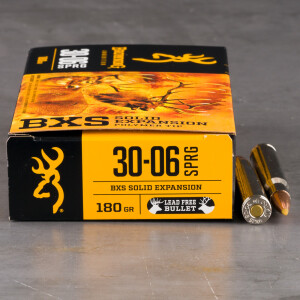 20rds – 30-06 Browning BXS Copper Expansion 180gr. Polymer Tip Ammo