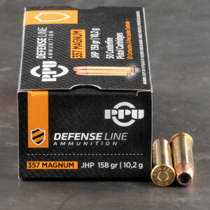 50rds – 357 Magnum Prvi Partizan 158gr. JHP Ammo
