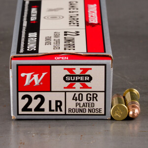 100rds - 22LR Winchester 40gr. Super-X SuperSpeed Round Nose Ammo