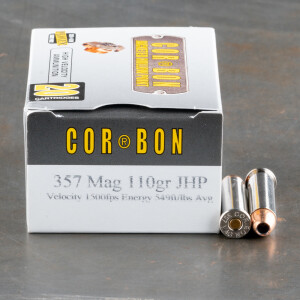 20rds - 357 Mag Corbon 110gr. HP Ammo