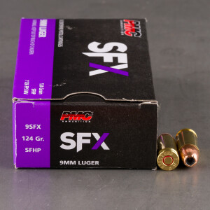 1000rds – 9mm PMC SFX 124gr. JHP Ammo
