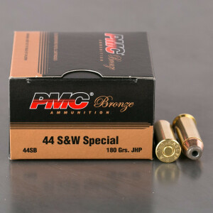 25rds – 44 Special PMC Bronze 180gr. JHP Ammo