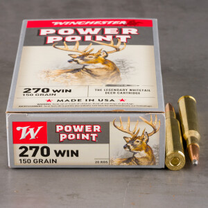 20rds - 270 Winchester 150gr. Super-X Power-Point Ammo