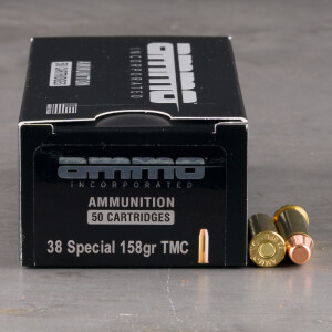 50rds – 38 Special Ammo Inc. 158gr. TMJ Ammo