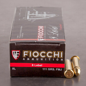 50rds - 8mm Lebel Fiocchi 111gr. FMJ Ammo