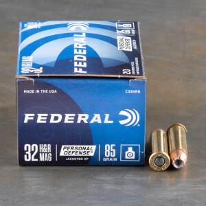 20rds - 32 H&R Magnum Federal 85gr. Hollow Point Ammo