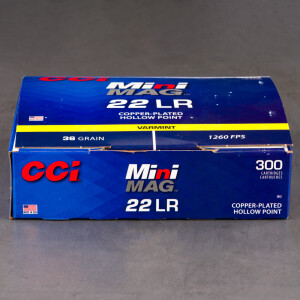 3000rds – 22 LR CCI Mini-Mag 36gr. CPHP Ammo