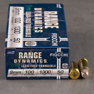 1000rds – 9mm Fiocchi 100gr. Frangible Ammo