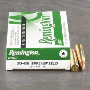 200rds - 30-06 Remington UMC 150gr. MC Ammo