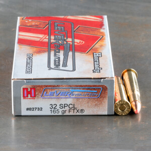 20rds - 32 Win. Special Hornady 165gr. LEVERevolution Ammo