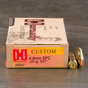 200rds – 6.8 SPC Hornady Custom 120gr. SST Ammo