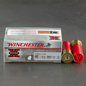 100rds - 12 Gauge Winchester Super-X 2 3/4"  1 1/2oz.  #5 Turkey Load