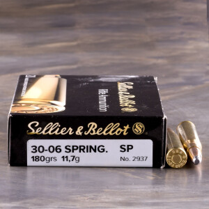 400rds – 30-06 Sellier & Bellot 180gr. SP Ammo