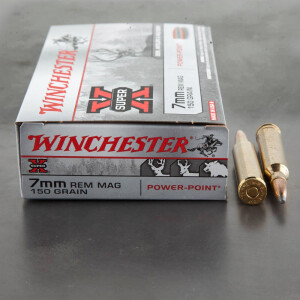 20rds - 7mm Rem. Mag Winchester Super-X 150gr. Power Point Ammo
