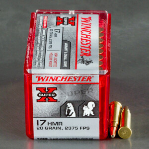 1000rds – 17 HMR Winchester Super-X 20gr. XTP Ammo