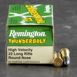 5000rds - 22LR Remington Thunderbolt 40gr Round Nose Ammo