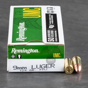 500rds – 9mm Remington UMC 124gr. FMJ Ammo