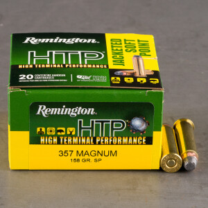 20rds – 357 Magnum Remington HTP 158gr. SP Ammo