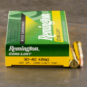 20rds - 30-40 KRAG Remington Express Core-Lokt 180gr. PSP Ammo