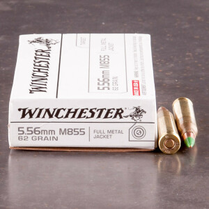 1000rds - 5.56 Winchester M855 62gr. Ammo