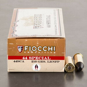 50rds - 44 Special Fiocchi 210gr. LFP Ammo