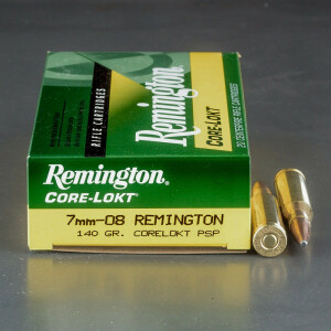 20rds - 7mm-08 Remington 140gr. Core-Lokt Pointed Soft Point Ammo
