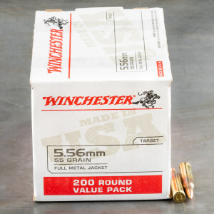 800rds – 5.56x45 Winchester USA 55gr. FMJ Ammo