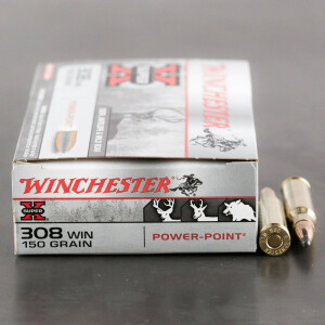 20rds - 308 Winchester 150gr. Super-X Power Point Ammo