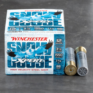 25rds – 12 Gauge Winchester Xpert Snow Goose 3-1/2" 1-3/8oz. BB Steel Shot Ammo