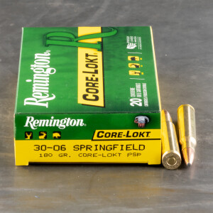 20rds - 30-06 Remington Express Core-Lokt 180gr. PSP Ammo