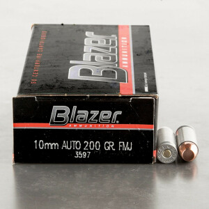 1000rds – 10mm Blazer 200gr. FMJ Ammo
