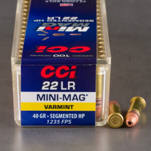 5000rds – 22 LR CCI Mini-Mag 40gr. SHP Ammo