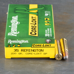 20rds - 35 Remington 200gr. Core-Lokt Soft Point Ammo