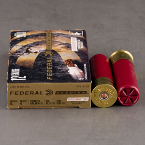 250rds – 12 Gauge Federal Vital-Shok 3" 12 Pellet 00 Buckshot Ammo