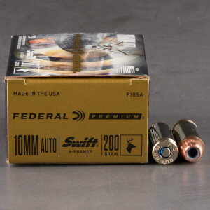 20rds – 10mm Federal 200gr. A-Frame Ammo