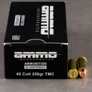 50rds – 45 Long Colt Ammo Inc. 250gr. TMJ Ammo