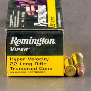 50rds - 22LR Remington Viper HV 36gr. Truncated Cone Ammo