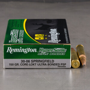 20rds - 30-06 Remington Hypersonic 150gr. Core-Lokt Ultra-Bonded PSP Ammo