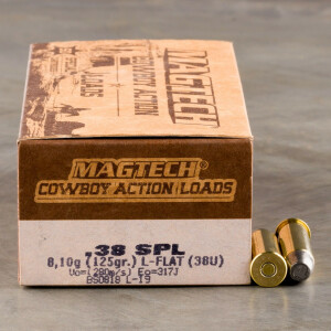 50rds – 38 Special Magtech 125gr. LFN Ammo